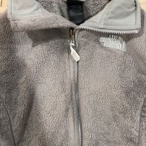 North face fuzzy jacket